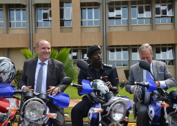 Uganda Police Receives Motorcycles from German Embassy