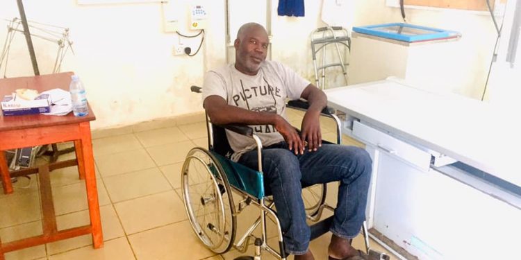 Military Brutality Lands Journalist, James Akena in Wheelchair