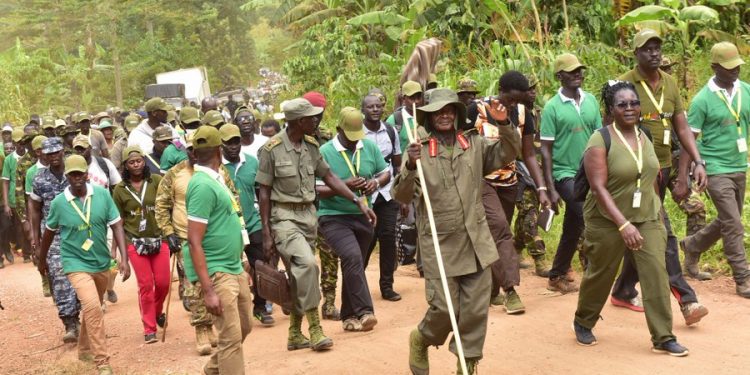 Afrika Kwetu Trek: Museveni Reveals; “I am not Just Walking, I am Mobilizing my People”