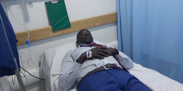 MP Otto Admitted to Nakasero Hospital for Repeatedly being Punched by Hon Akol at Parliament