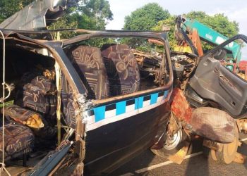 All 15 Occupants Killed after Taxi Rams into Stationary Lorry on Busia- Namayingo Highway.