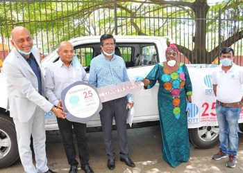 Dott Services Donates 1 Pickup to COVID-19 Taskforce 