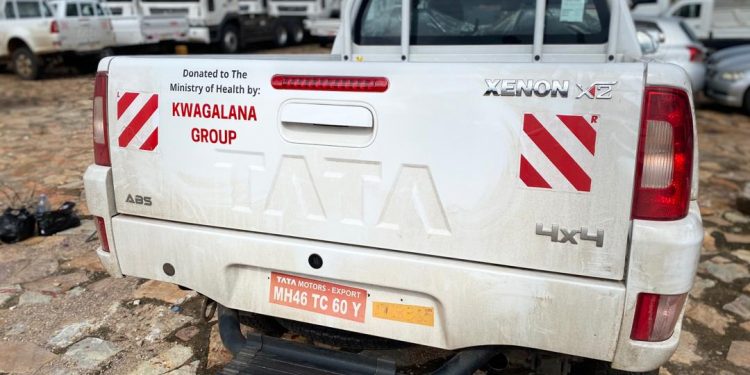 Wealthy Kwagalana Bows to Pressure, Donates 1 Truck to COVID Taskforce