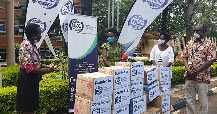 UCC Donates Protective Equipment worth shs.60M to Fight COVID-19