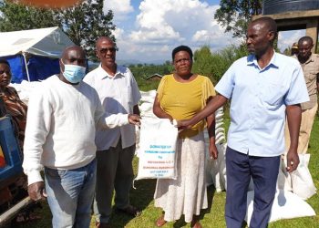 Winnie Kamusiime; A Ugandan based in London extends Relief Food to Rukungiri Residents