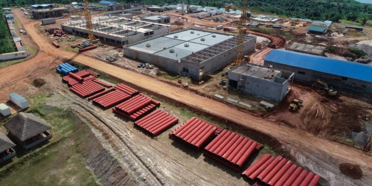 Photos: 240-Million- Litre Katosi Water Plant nears Completion, Works at 65%