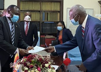 Katureebe hands over office; “There’s time for Everything under the Sun”