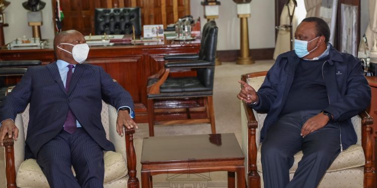 Kabaka Meets President Uhuru Kenyatta