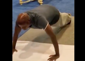 INDOOR FITNESS TEST: Museveni Dares Ugandans on 40 Push-up Challenge