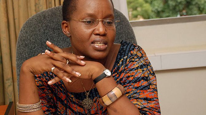 Lydia Wanyoto handed NRM Flag for Mbale Woman MP following vote Recount