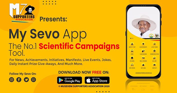 Museveni’s supporters Releases ‘My Sevo App’, No. 1 Scientific Campaigns Tool