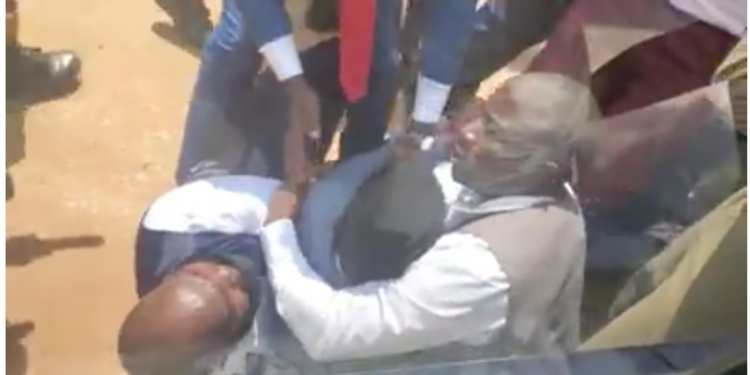 Video: Bobi Wine arrested in Commando style moments after Nomination