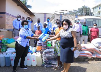 URSB donates Food items, Clothes to Child restoration Outreach in Mbale