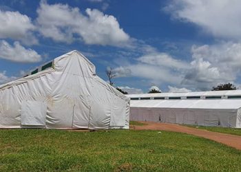PS Diana silences Critics with Evidence of mega Tents procured to host COVID patients