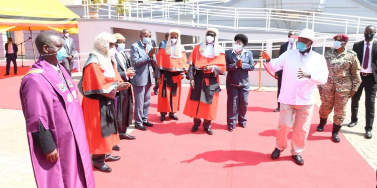 Museveni roots for a Corrupt free Judiciary