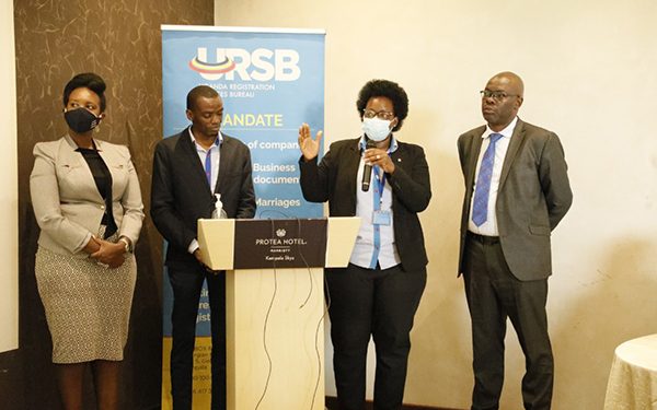 URSB Registrar General presents her Achievements to Media Managers