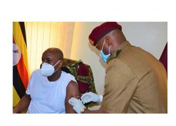 Gen. Muhoozi rallies Ugandans to vaccinate as he Receives Second Covid jab