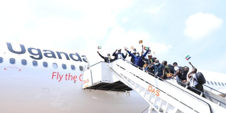 Uganda Airlines officially Flags off  Maiden flight to Dubai