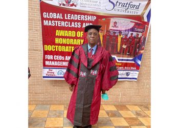 Bigirimana wins Top global leadership Award