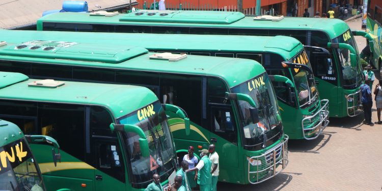 Link bus Passengers robbed at Gunpoint in Mityana
