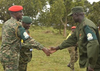 Gen Don Nabasa visits EAC Armed forces Contingent in Eastern Uganda