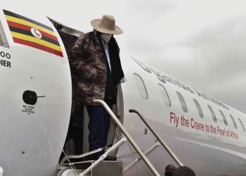Museveni flies in Bombardier to Attend EAC security Meet in Nairobi