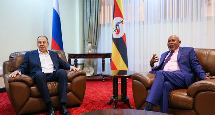 Russia’s Foreign minister, Lavrov, arrives in Uganda