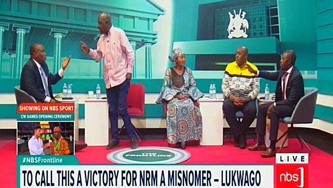 Ofwono Opondo slaps Lukwago on Live NBSTV show, Threatens to Shoot him