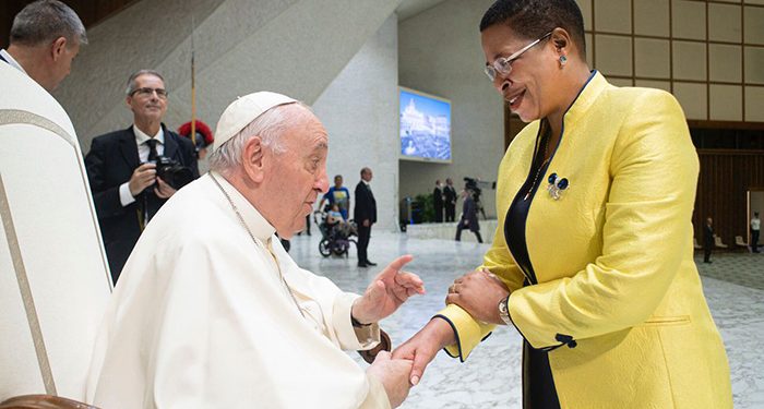 Pope to Speaker Among: Always stand by Christian values