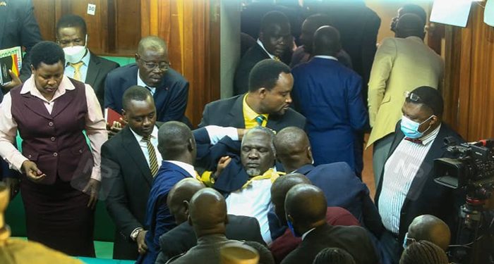 Ebola Scare: MP Kwizera collapses inside Parliament