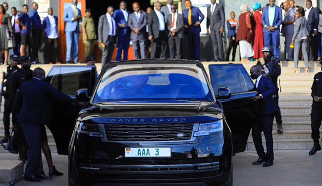 Speaker unveils Shs.1.2b Range Rover  after Gifting hubby shs.800m Car