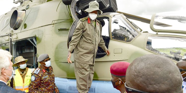 Museveni commissions Russian Copter upgraded in Uganda