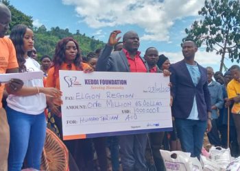 Keddi Foundation donates $1M to Bulambuli landslide Victims 