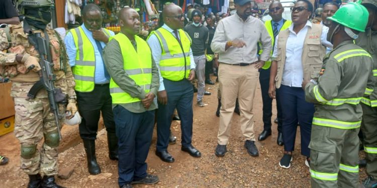 Crater Lakes-like-Potholes: Muhoozi inspects Kampala roads Decay