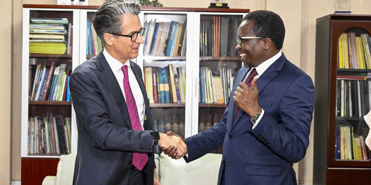 Uganda-EU business Forum gains Momentum as EU envoy meets PPS Omona