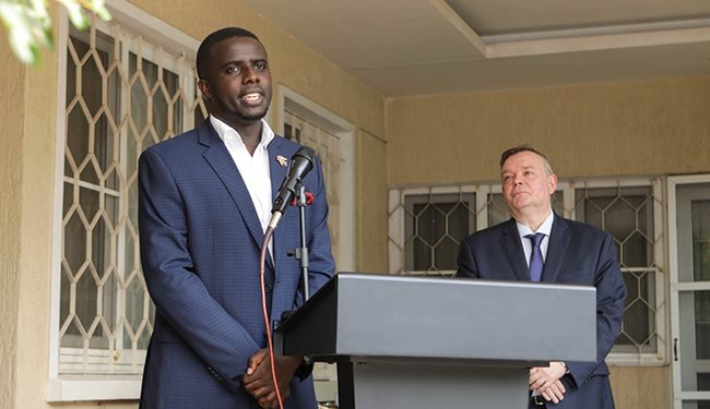 Ugandan Youth leader, Davis Akampulira, promotes Investment opportunities in Uganda on Global stage in Russia