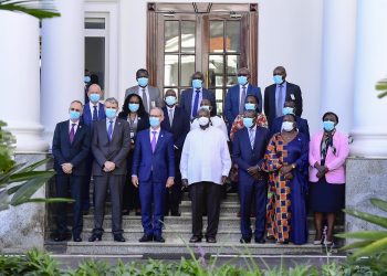 Museveni meets TotalEnergies president Nicolas Terraz