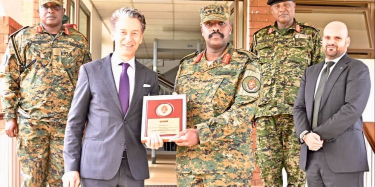 Gen. Muhoozi holds Strategic meeting with EU Ambassador