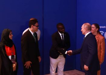 Ugandan youth Leader Davis Akampulira invites Putin to Uganda during Private meeting
