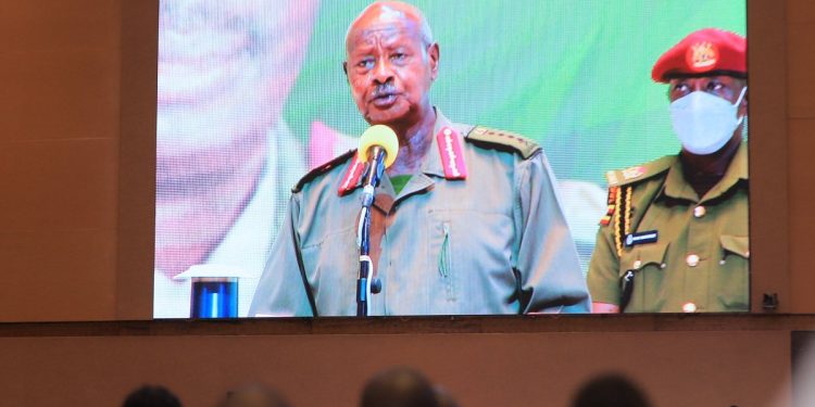 Museveni lauds Aronda’s military Legacy; praises Muhoozi for Fighting corruption in Army
