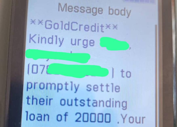 Digital money Lender, Gold Credit, accused of Harassing borrower over 20k Loan