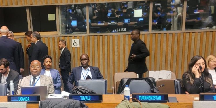 UBOS boss Dr. Mukiza represents Uganda at UN statistical Commission in New York