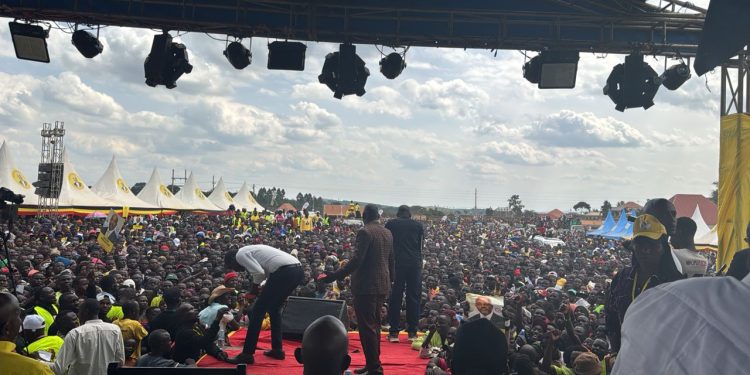 NRM’s Dedan Mubangizi shakes Mubende with 100,000 supporters at Buwekula South campaign Launch 