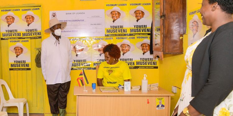 Museveni injects Additional shs.1.2b into Ghetto SACCOs, Hails Crime Intelligence-led Youth reforms 