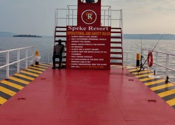 Sudhir Ruparelia unveils Barge to Power Paradise Island Resort operations on Lake Victoria 
