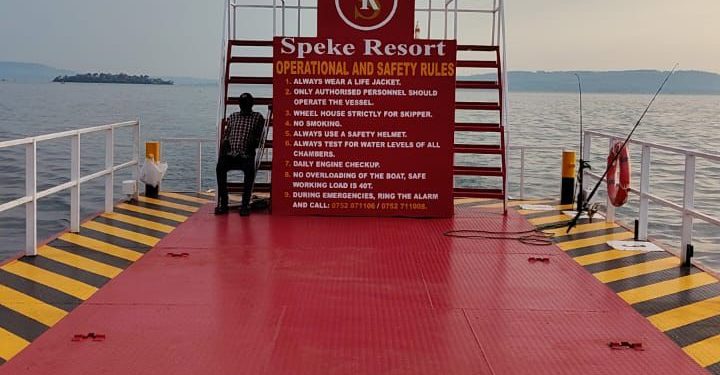 Sudhir Ruparelia unveils Barge to Power Paradise Island Resort operations on Lake Victoria 