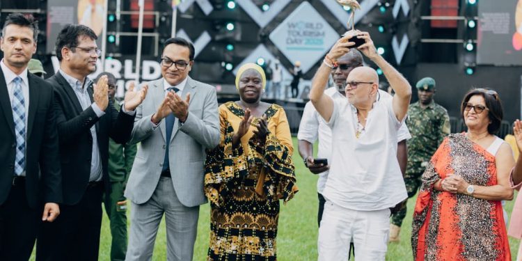 Sudhir honoured with Top award at Uganda’s World Tourism Day celebrations in Arua