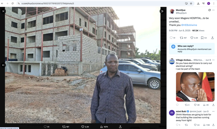 Museveni commissions Karis Medical Hospital in Kasangati which NUP falsely Linked to Bobi Wine  