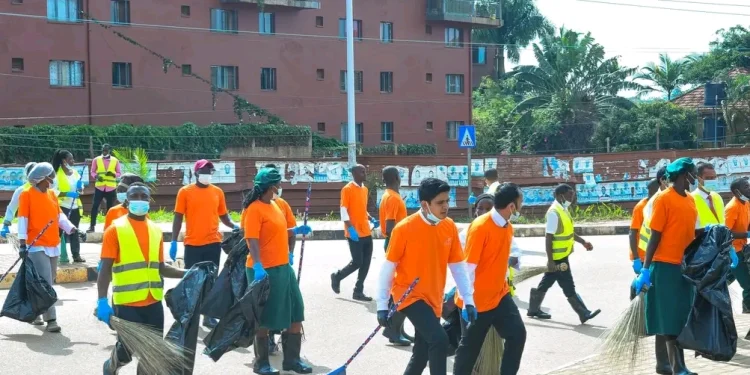 Speke Resort Munyonyo takes Lead in Community Clean-up Drive