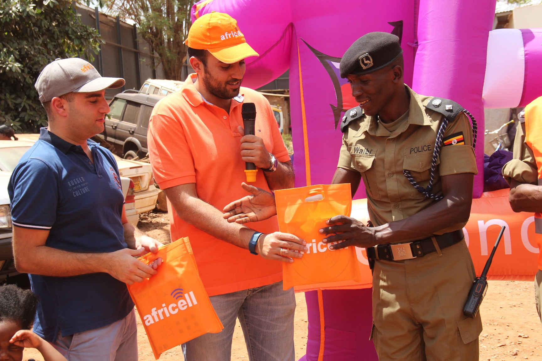 Africell, Kira Road police station partner to promote safe driving